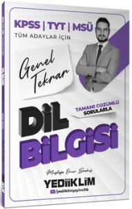 YEDİİKLİM 2026 KPSS TYT MSÜ TÜM ADAYLAR İÇİN DİL BİLGİSİ TAMAMI ÇÖZÜMLÜ SORULARL
