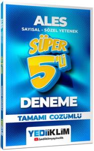 YEDİİKLİM 2026 ALES SAYISAL - SÖZEL YETENEK TAMAMI ÇÖZÜMLÜ SÜPER 5'Lİ DENEME