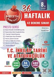 NARTEST 8. SINIF HAFTALIK T.C. İNKILAP TARİHİ VE ATATÜRKÇÜLÜK DENEMELERİ