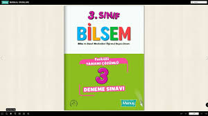 MARKAJ 3. SINIF BİLSEM FAS. TAMAMI ÇÖZÜMLÜ 3 DENEME SIN
