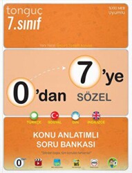 TONGUÇ 0'DAN 7'YE SÖZEL KONU ANLATIMLI SORU BANKASI