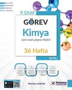 ARMADA 9. SINIF GÖREV KİMYA ÇALIŞMA FÖYLERİ (36 HAFTA) *YENİ