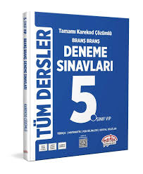 EDİTÖR 5. SINIF TÜM DERSLER BRANŞ DENEME SINAVLARI