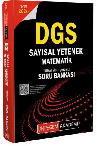 PEGEM AKADEMİ 2026 DGS SAYISAL YETENEK MATEMATİK SORU BANKASI