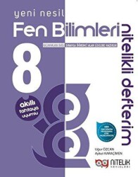 NİTELİK 8. SINIF AKILLI DEFTER FEN BİLİMLERİ YENİ NESİL NİTELİKLİ