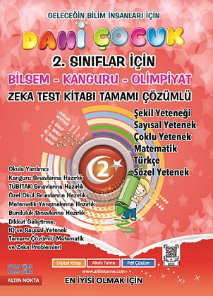 ALTIN NOKTA 2. SINIF DAHİ ÇOCUK BİLSEM KANGURU OLİMPİYAT ZEKA KİTABI