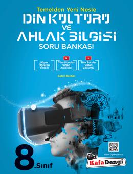 KAFADENGİ 8. SINIF DİN KÜLTÜRÜ VE AHLAK BİLGİSİ SORU BANKASI (TÜMÜ VİD