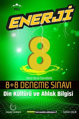 PALME 8. SINIF ENERJİ DİN KÜLTÜRÜ 8+8 DENEME
