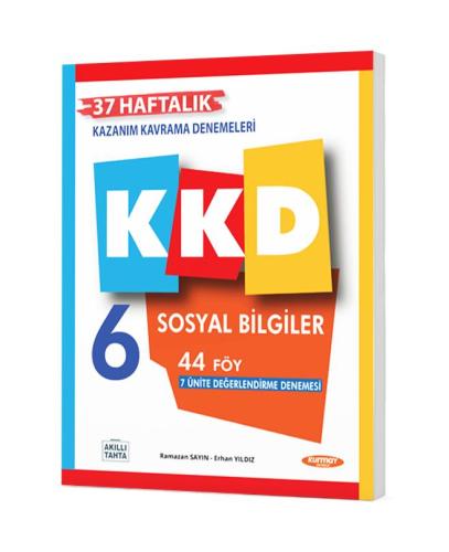 KKD 6. SINIF SOSYAL BİLGİLER HAFTALIK KAZANIM KAVRAMA DENEMELERİ (44 F