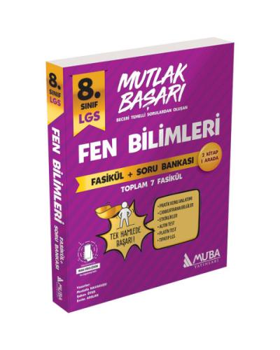 MUBA MB 8. SINIF FEN BİLİMLERİ FASİKÜL + SORU BANKASI