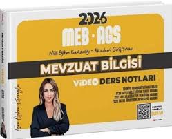 2026 MEB-AGS MEVZUAT BİLGİSİ VİDEO DERS NOTLARI