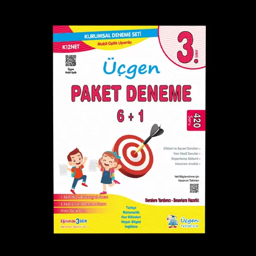 ÜÇGEN 3. SINIFPAKET DENEME 7'Lİ + MOBİL OPTİK