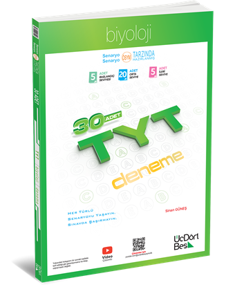 345 - TYT BİYOLOJİ 30 DENEME - GÜNCEL BASKI
