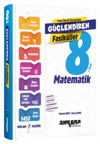 ANKARA 8. SINIF GÜÇLENDİREN MATEMATİK FASİKÜLLERİ