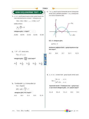 APOTEMİ MATEMATİK TÜREV - 2024-25
