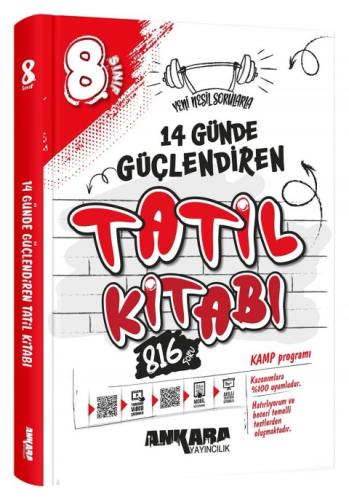 ANKARA 8. SINIF GÜÇLENDİREN 14 GÜNDE TATİL KİTABI 2025