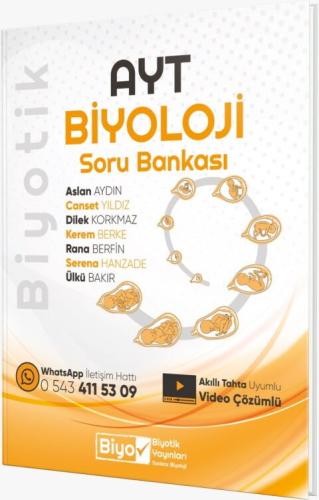 BİYOTİK YKS AYT SORU BANKASI BİYOLOJİ - 2025-26