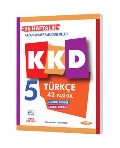KKD 5. SINIF TÜRKÇE HAFTALIK KAZANIM KAVRAMA DENEMELERİ (42 FÖY)