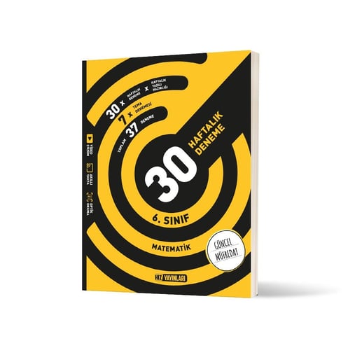 HIZ 6. SINIF MATEMATİK 30 HAFTALIK DENEME ******YENİ******