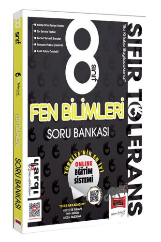 YARGI 8. SINIF SIFIR TOLERANS FEN BİLİMLERİ SORU BANKASI