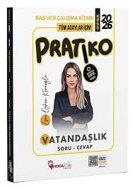 2026 KPSS VATANDAŞLIK PRATİKO SORU CEVAP ÇALIŞMA KİTABI