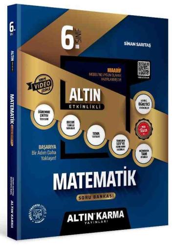 ALTIN KARMA 6. SINIF MATEMATİK ALTIN ETKİNLİKLİ KAZANIM SB  (SİNAN SARITAŞ)