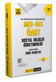 PEGEM 2025 MEB-AGS-ÖABT SOSYAL BİLGİLER ÖĞRETMENLİĞİ TAMAMI ÇÖZÜMLÜ SORU BANKASI