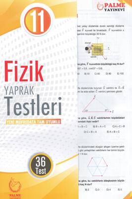 PALME YAPRAK TEST 11. SINIF FİZİK