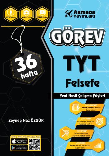 ARMADA GÖREV YKS TYT FELSEFE ÇALIŞMA FÖYLERİ (36 HAFTA)