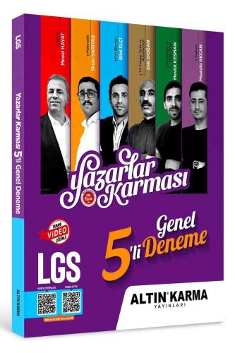 ALTINKARMA YAZARLAR KARMASI  LGS 5.Lİ GENEL DENEME SETİ -YENİ