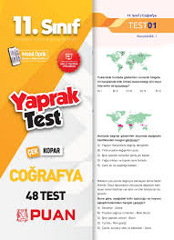 PUAN 11. SINIF AYT COĞRAFYA YAPRAK TEST