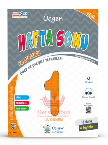 ÜÇGEN 1. SINIF HAFTA SONU - 2. DÖNEM - ÖDEV VE ÇALIŞMA YAPRAKLARI 18 HAFTA