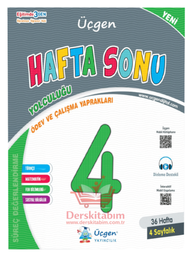 ÜÇGEN 4. SINIF HAFTA SONU - ÖDEV VE ÇALIŞMA YAPRAKLARI 36 HAFTA
