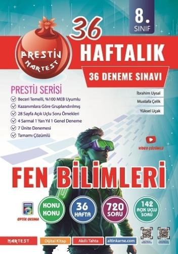 NARTEST 8. SINIF HAFTALIK FEN BİLİMLERİ DENEMELERİ