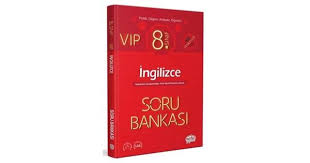 EDİTÖR 8. SINIF VIP İNGİLİZCE SORU BANKASI YENİLENDİK