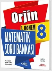 ORJİN 8. SINIF MATEMATİK 1.DÖNEM SORU BANKASI SET (2 KİTAP)