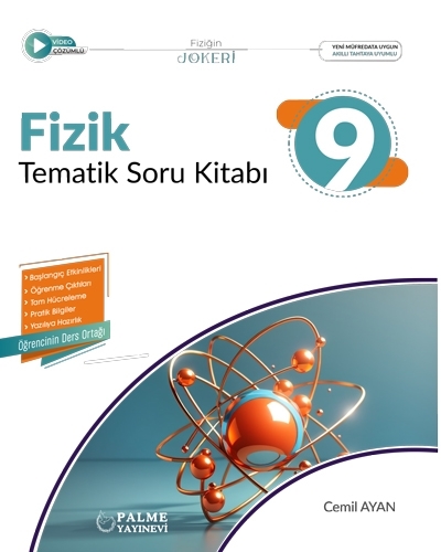 PALME 9. SINIF JOKER FİZİK SORU KİTABI TEMATİK *YENİ*