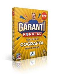 PARAF Z TAKIM TYT COĞRAFYA GARANTİ KONULAR SORU B.