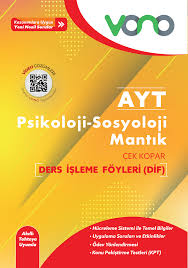 VONO AYT PSİKOLOJİ-SOSYOLOJİ-MANTIK DERS İŞLEME FÖYLERİ