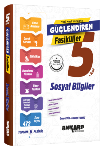 ANKARA 5. SINIF GÜÇLENDİREN SOSYAL BİLGİLER FASİKÜL SET