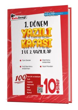 KAFADENGİ 10. SINIF 1. DÖNEM YAZILI KAFASI   YENİ ÜRÜN