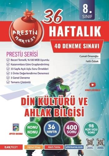 NARTEST 8. SINIF HAFTALIK DİN KÜLTÜRÜ VE AHLAK BİLGİSİ DENEMELERİ