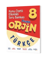 ORJİN 8. SINIF TÜRKÇE KONU ÖZETLİ ETKİNLİKLİ SORU BANKASI