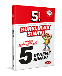 DATA 5. SINIF BURSLULUK TAMAMI ÇÖZÜMLÜ 5 DENEME SINAVI