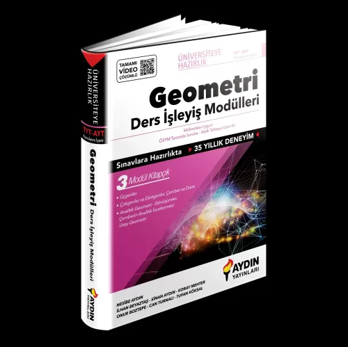 AYDIN ÜNİVERSİTEYE HAZIRLIK TYT-AYT GEOMETRİ DERS İŞLEYİŞ MODÜLLERİ