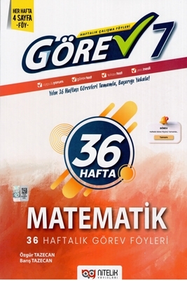NİTELİK 7. SINIF GÖREV MATEMATİK (36 HAFTA)