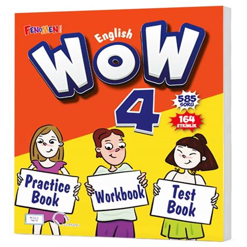 WOW 4. SINIF ENGLISH PRACTICE BOOK + WORKBOOK + TEST BOOK