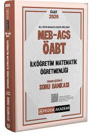 PEGEM 2025 MEB-AGS-ÖABT İLKÖĞRETİM MATEMATİK ÖĞRETMENLİĞİ TAMAMI ÇÖZÜMLÜ SORU BA